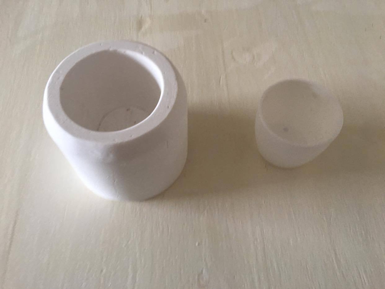 Molde de yeso para tacitas chinas-macetas MTC001 - Imagen 4