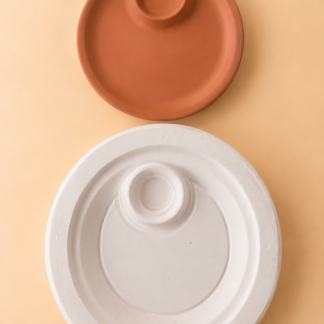 Molde de yeso para bandeja sushi/plato con division MBSP007