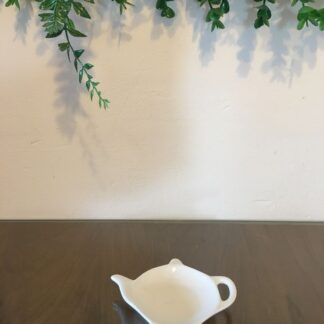 Molde de yeso para platito con forma de tetera MPTT005