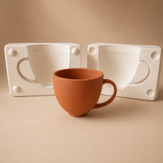 Molde de yeso para taza MTV001