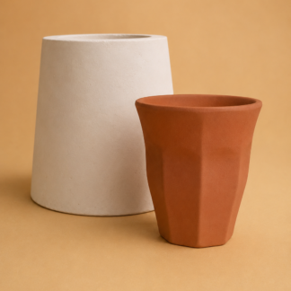 Molde de yeso para vaso de ceramica MVN001