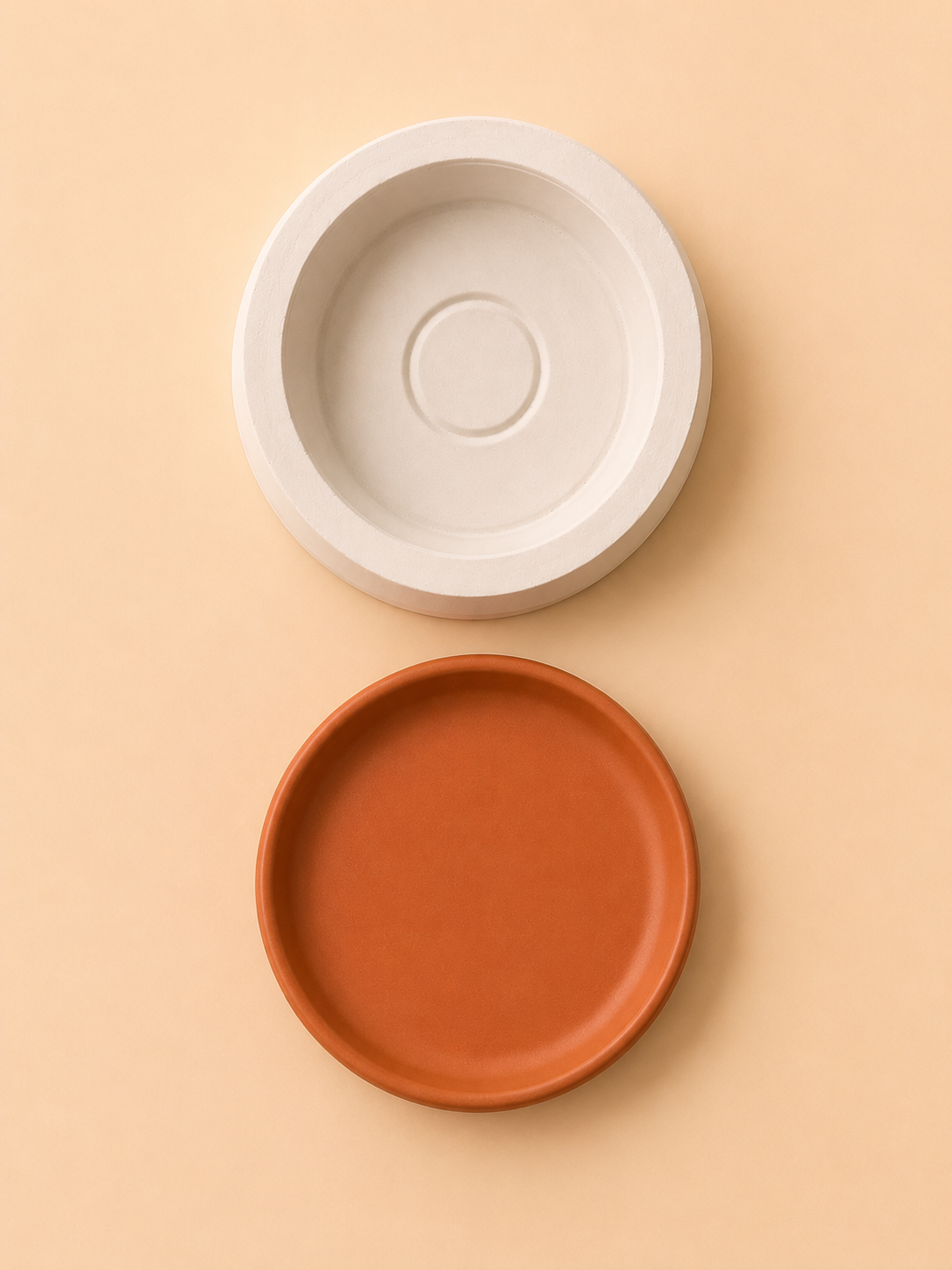 Molde de yeso para plato playo MPD026