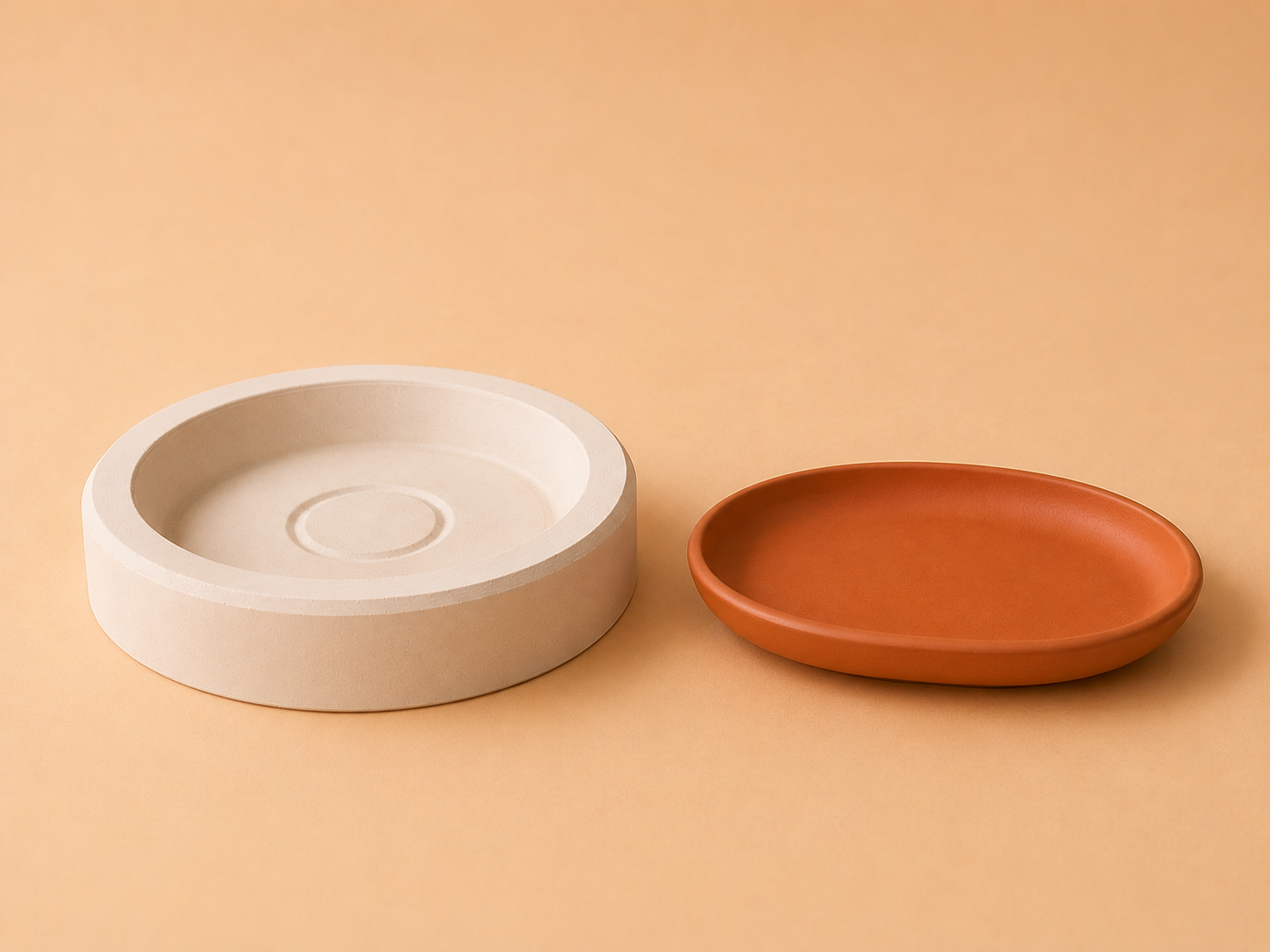 Molde de yeso para plato playo MPD026 - Imagen 2