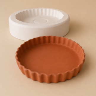 Molde de yeso para tartera de 28 cm de diametro MTR028