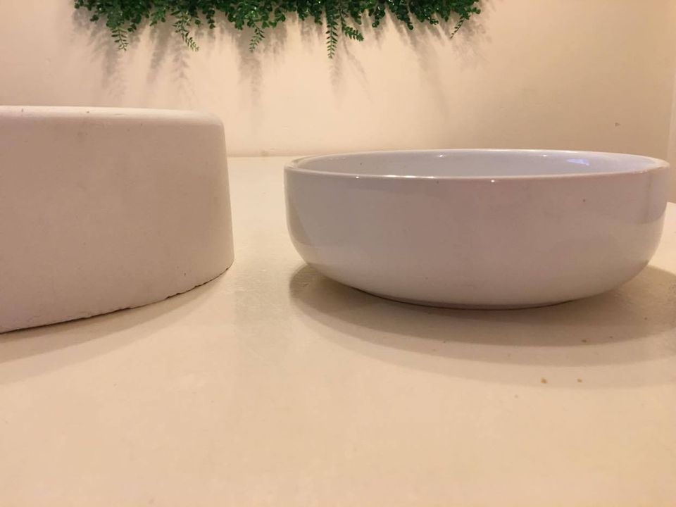 Molde De Yeso Para Fuente-maceta Para Suculenta MSC020