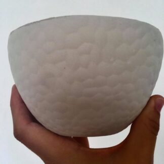 Molde de yeso para compotera con textura MCB002