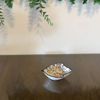 Molde de yeso para cuenco chico con forma de hoja MCCH007