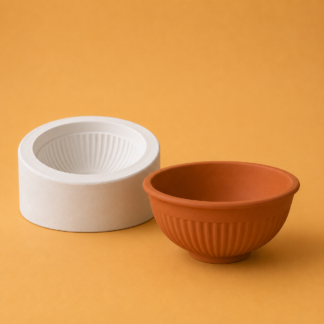 Molde de yeso para compotera Mediana con diseño MCGF002