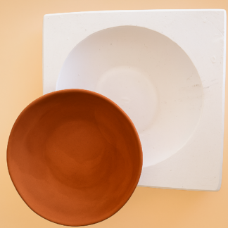 Molde de yeso para plato hondo Asia MPHA002