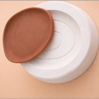 Molde de yeso plato irregular 02 grande MPIG002