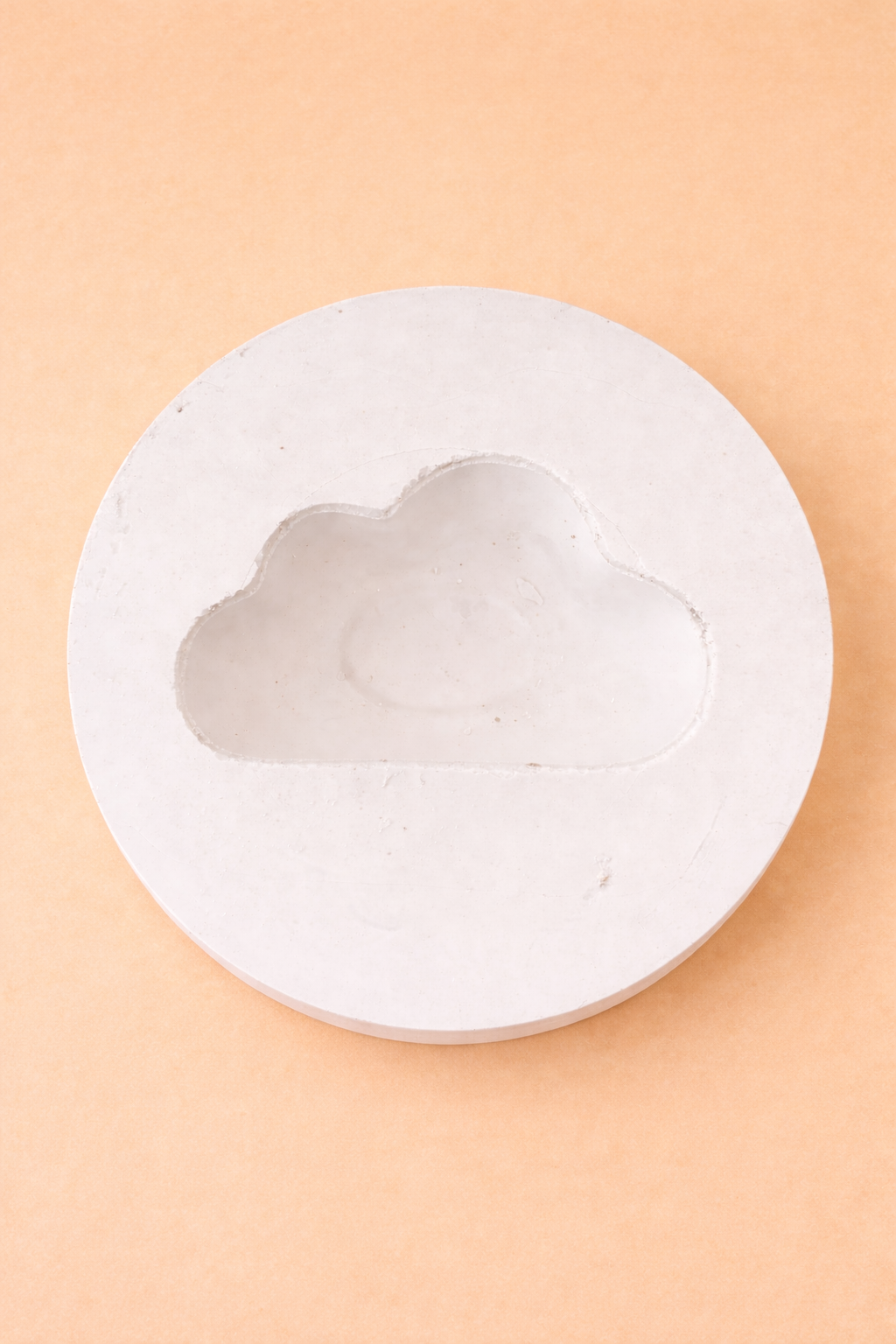 Molde de yeso para cuenco chico con forma de Nube MCNB006 - Imagen 2