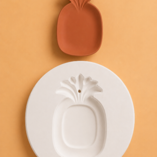 Molde de yeso para bandeja con forma de Anana MBA006