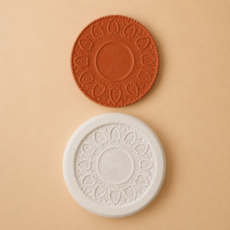 Molde para plato de 18 cm con diseño MPD018