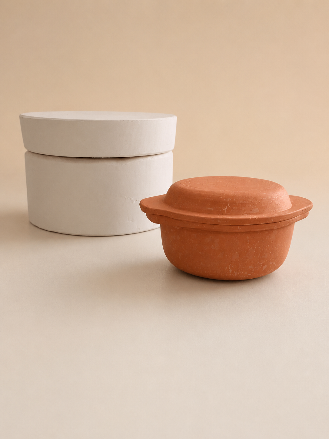 Molde de yeso para olla con tapa OLTM01