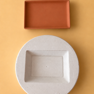 Molde de yeso para bandeja rectangular MBR001
