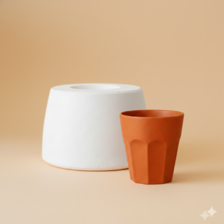 Moldede yeso para vaso chico MVC009