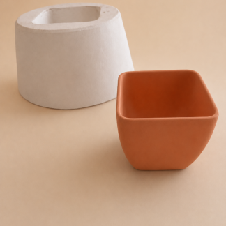 Molde De Yeso Par Maceta MCT002