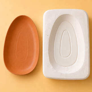Molde de yeso para bandeja irregular mediana MBIMV002