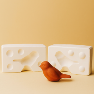 Molde de yeso para pajarito MPJ003