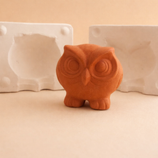 Molde de yeso para Búho porta saumerios MBH008