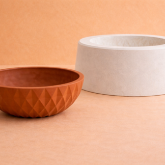 Molde de yeso para compotera con diseño mediana MCDM005