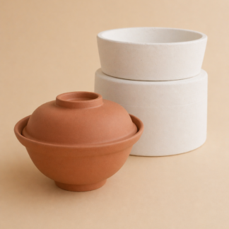 Molde de yeso para bowl ramen con tapa MBRT