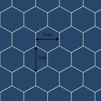 Molde de yeso para mosaico hexagono MMH001