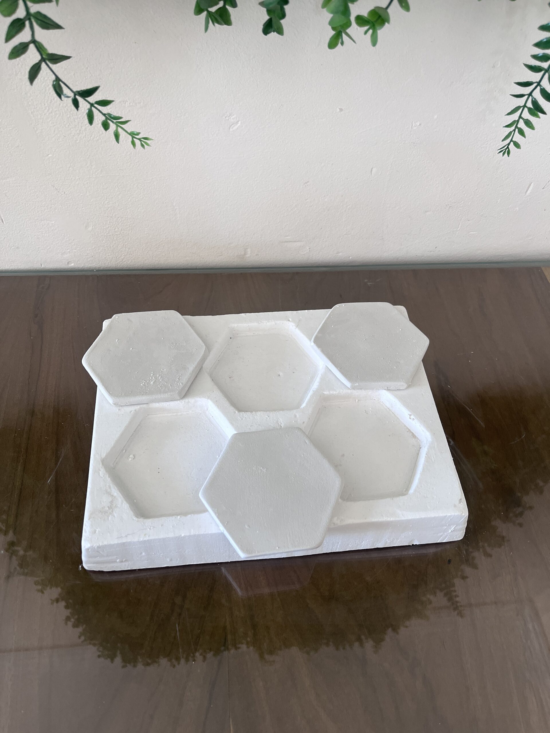 Molde de yeso para mosaico hexagono MMH001 - Imagen 6