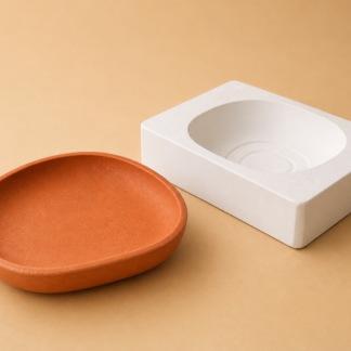 Molde de yeso para plato Hondo irregular MPHI001