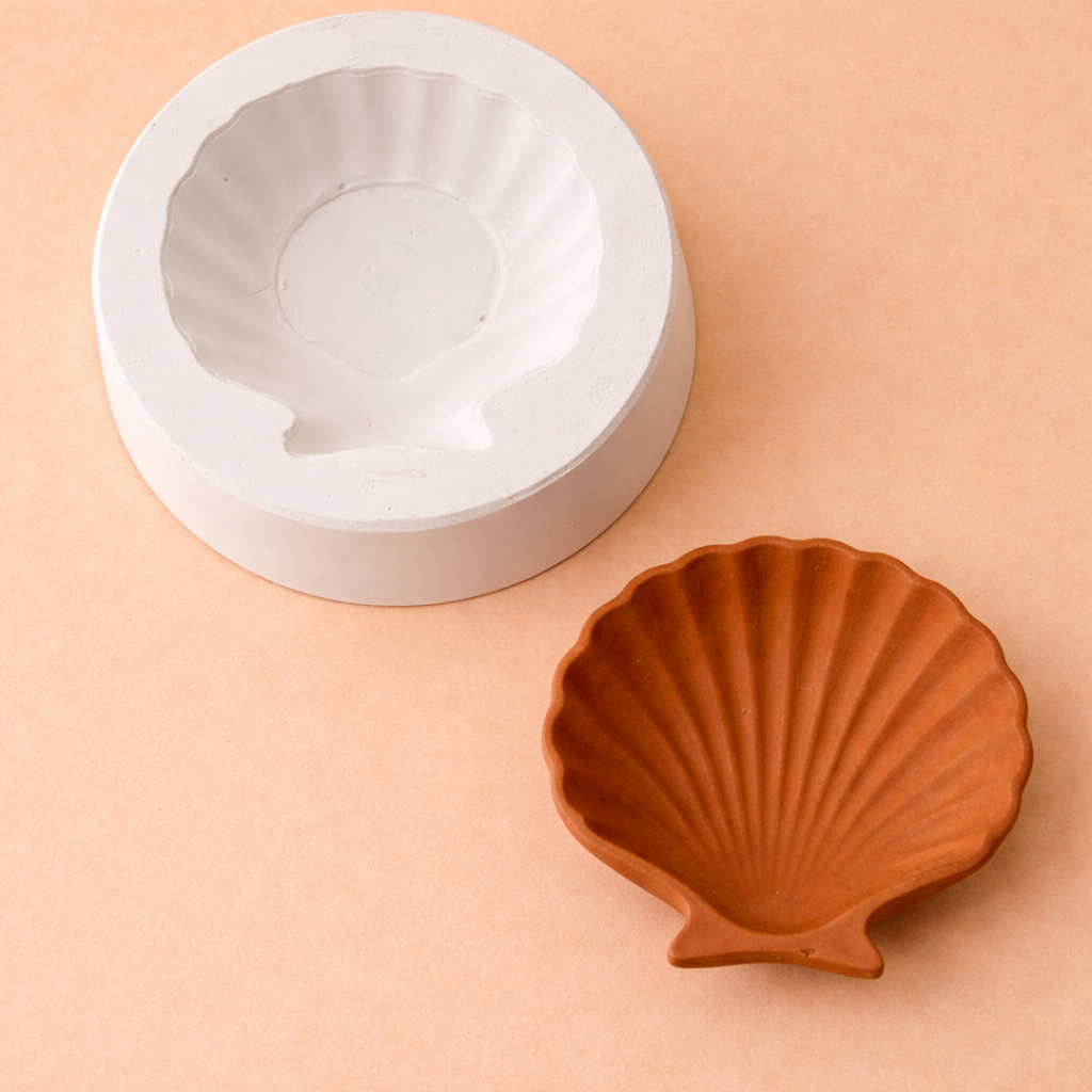 Molde de yeso para alhajero caracol MAHC009