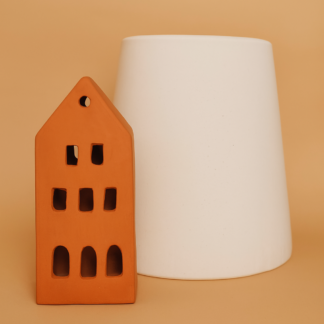 Molde de yeso para casita luminaria MCLG002