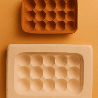 Molde de yeso para huevera x15 MHU09