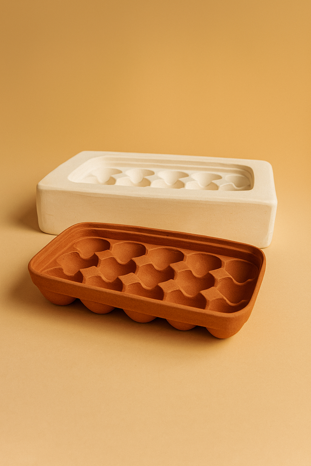 Molde de yeso para huevera x15 MHU09 - Imagen 2