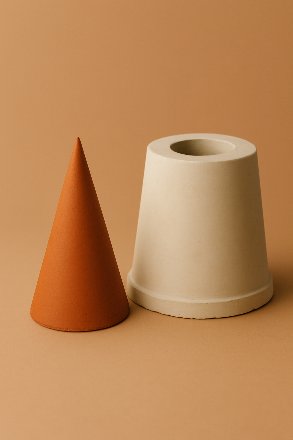 Molde de yeso para cono navideño de ceramica MCNC001