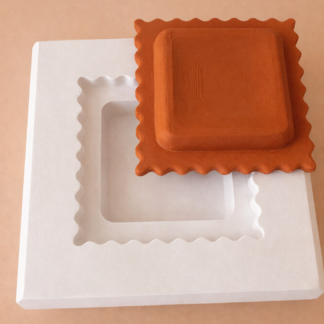 Molde de yeso para Raviol posa cuchara MRPC001