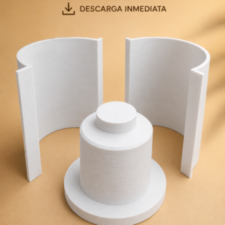 Taza con diseño STL