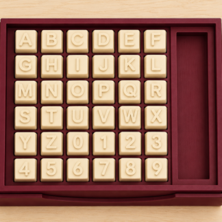 Sello Personalizable con Letras Deslizables para Cerámica