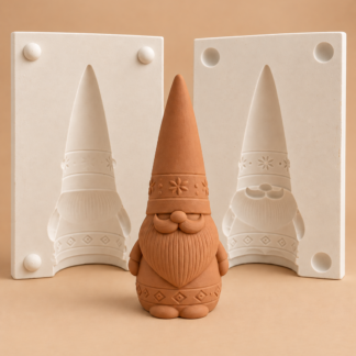 Molde de yeso para duende navideño MDNN001